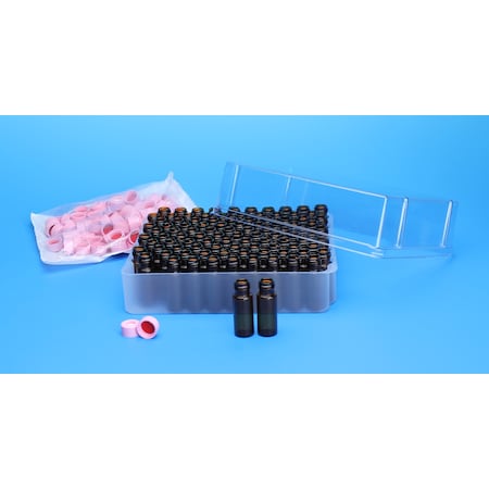 Jg Finneran R.A.M. Vials/Screw Thread/Septa Closure Kit, Clr R.A.M. Vial, PK1000 909535F-12